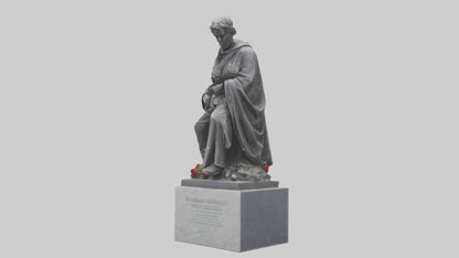 3D model Remembering the Fallen statue model VR / AR / low-poly
