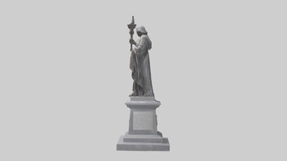 3D model Remembrance statue model VR / AR / low-poly