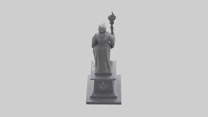3D model Remembrance statue model VR / AR / low-poly
