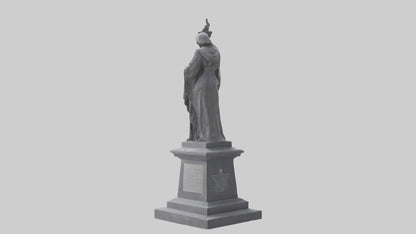 3D model Remembrance statue model VR / AR / low-poly