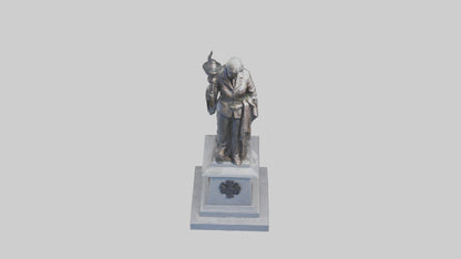 3D model Remembrance statue model VR / AR / low-poly