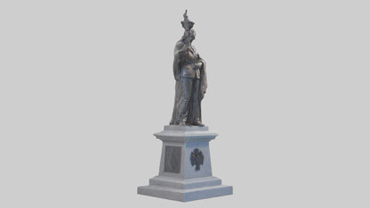 3D model Remembrance statue model VR / AR / low-poly