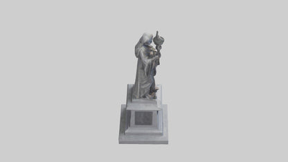 3D model Remembrance statue model VR / AR / low-poly