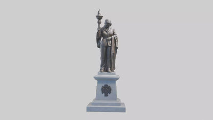 3D model Remembrance statue model VR / AR / low-poly