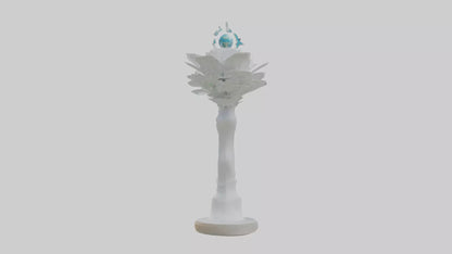 Renewable Future Statue model VR / AR / low-poly