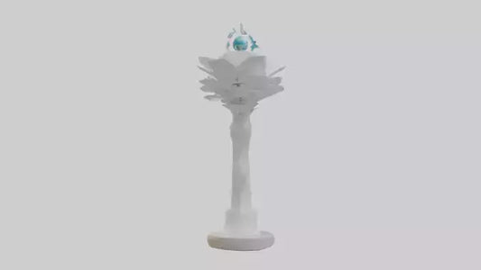 Renewable Future Statue model VR / AR / low-poly