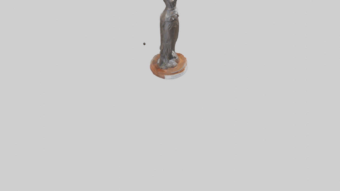 3D model Renewable Resources Advocate Statue model VR / AR / low-poly