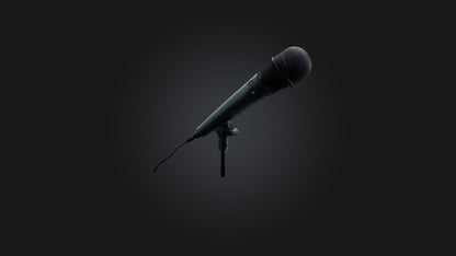 reporter microphone 3D model