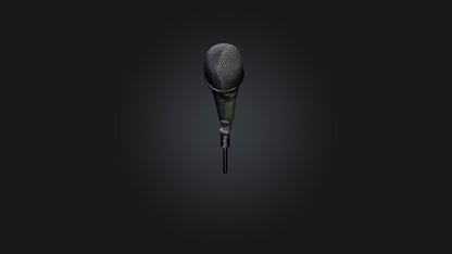 reporter microphone 3D model