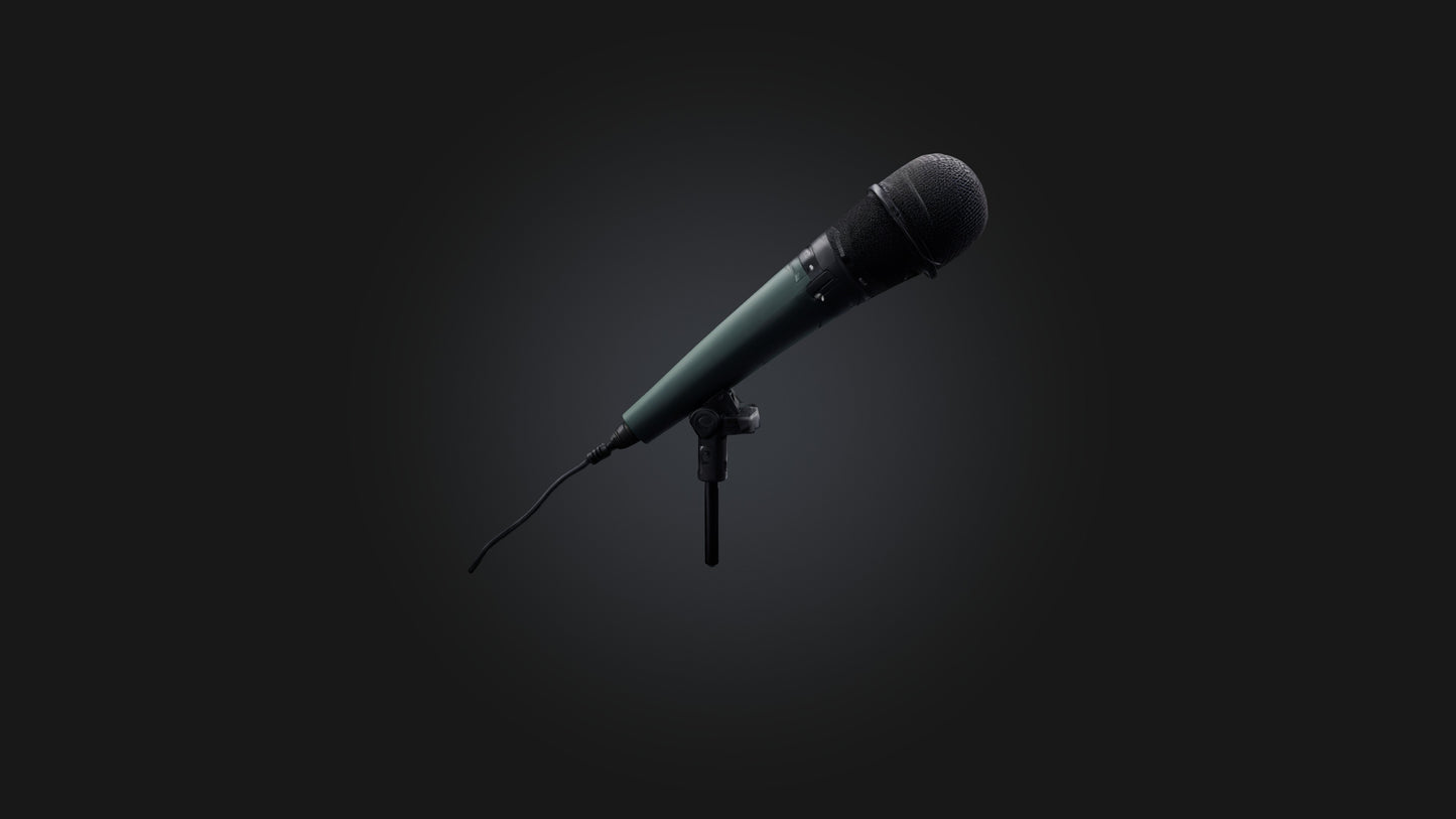 reporter microphone 3D model