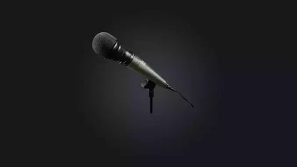 reporter microphone 3D model