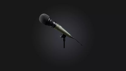 reporter microphone 3D model