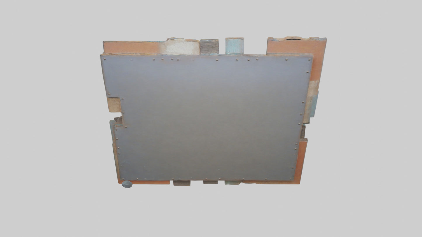 Repurposed Material Wall Art VR / AR / low-poly