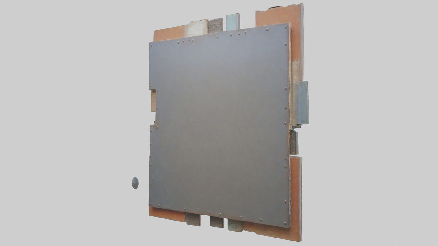 Repurposed Material Wall Art VR / AR / low-poly