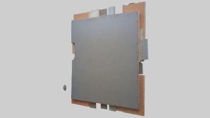 Repurposed Material Wall Art VR / AR / low-poly