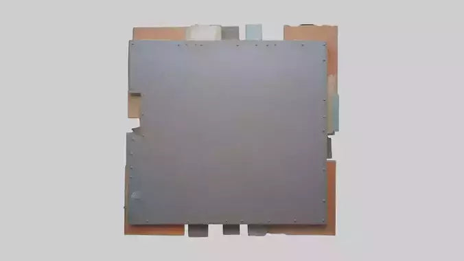 Repurposed Material Wall Art VR / AR / low-poly