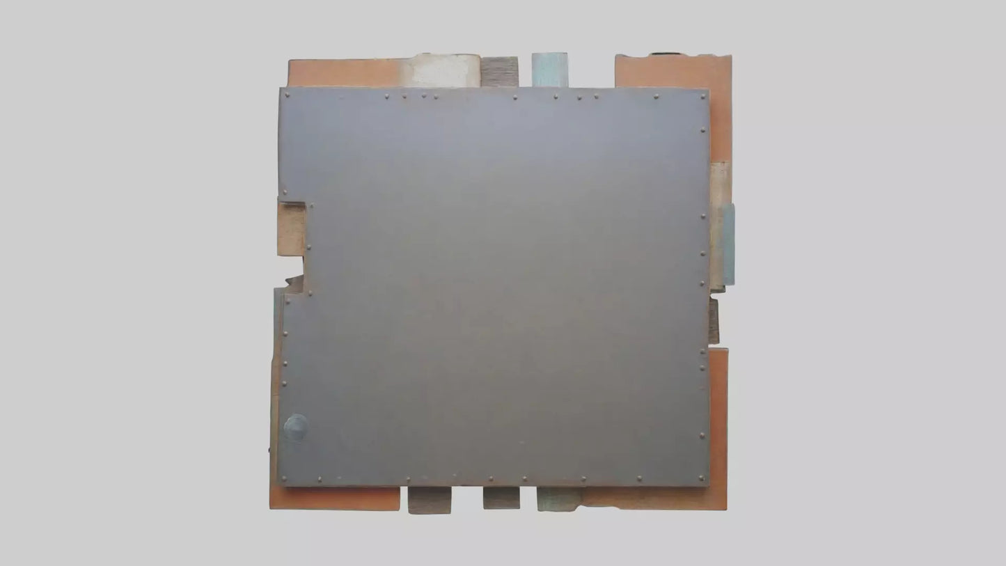 Repurposed Material Wall Art VR / AR / low-poly