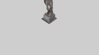 3D model Resilience of the People statue model VR / AR / low-poly