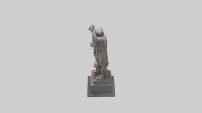 3D model Resilience of the People statue model VR / AR / low-poly