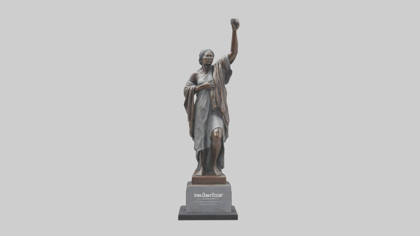 3D model Resilience of the People statue model VR / AR / low-poly