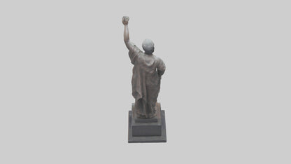 3D model Resilience of the People statue model VR / AR / low-poly