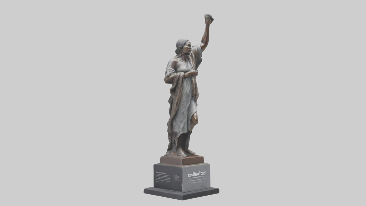 3D model Resilience of the People statue model VR / AR / low-poly