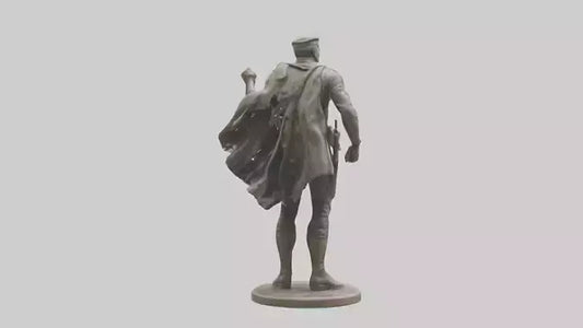 3D model Resilient War Hero Statue model VR / AR / low-poly