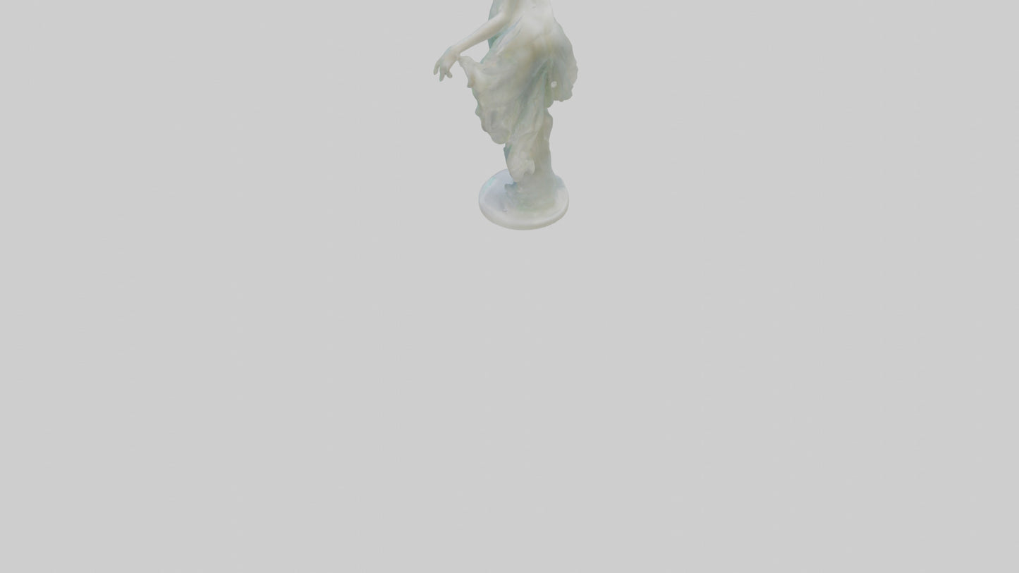 3D model Resin sculpture model VR / AR / low-poly