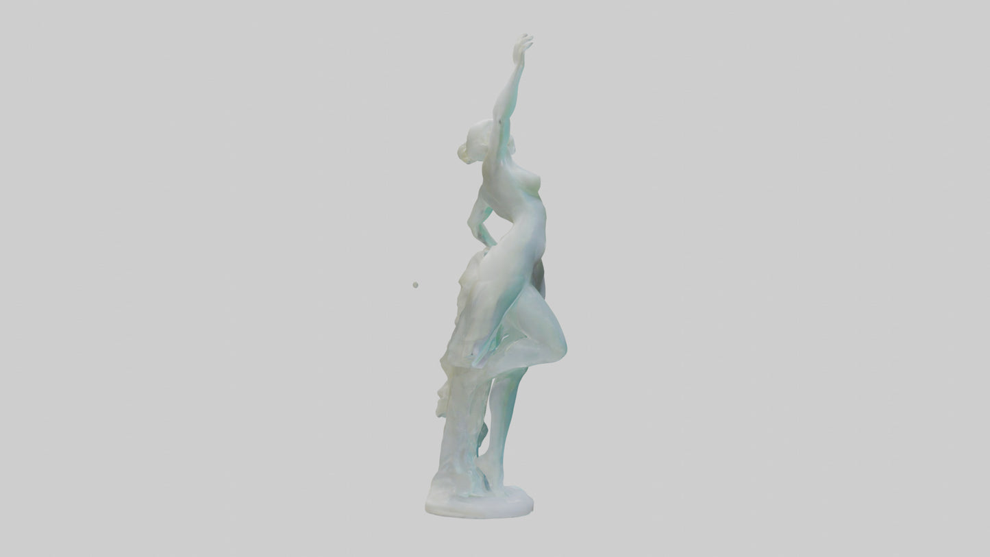 3D model Resin sculpture model VR / AR / low-poly