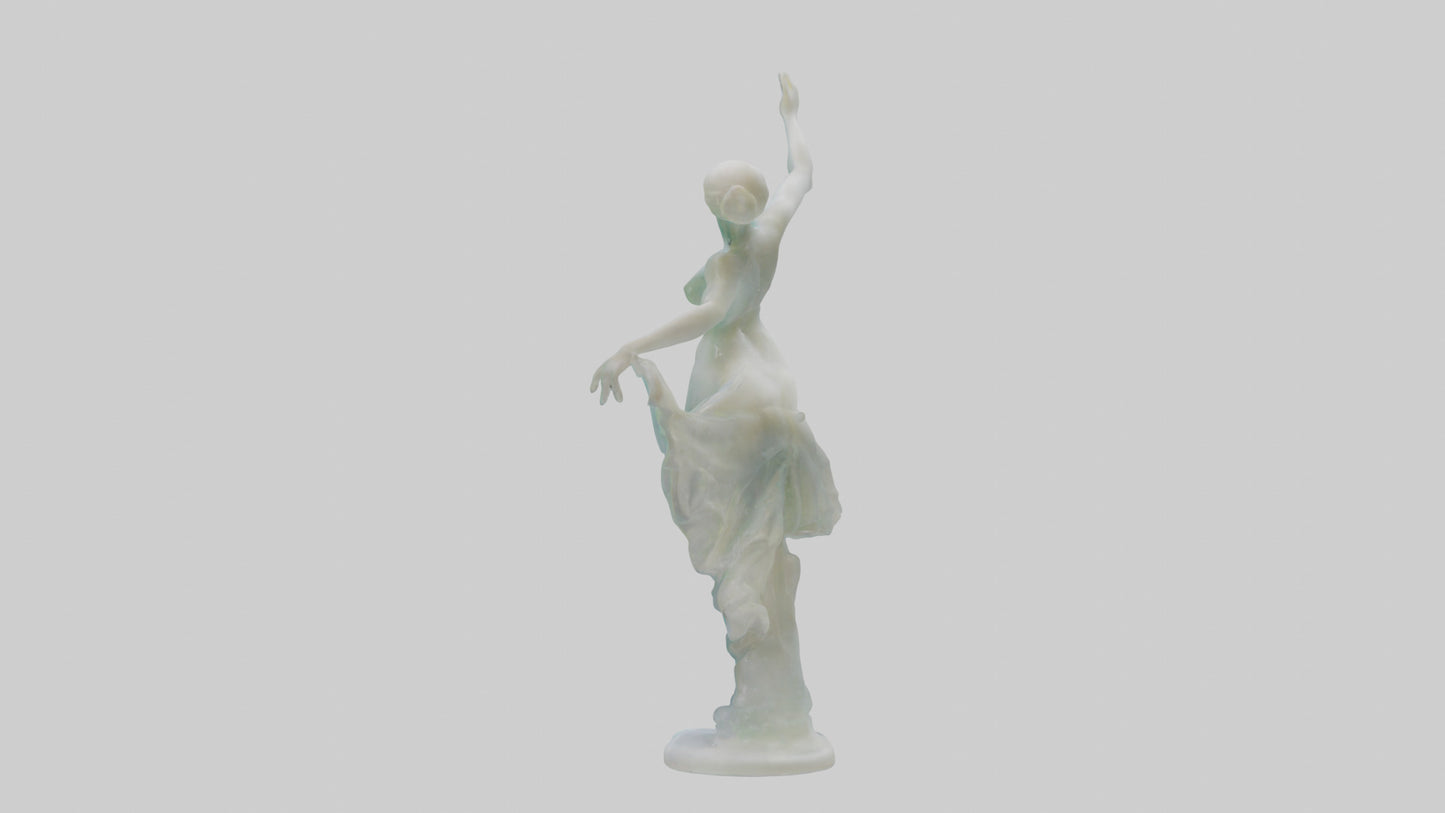 3D model Resin sculpture model VR / AR / low-poly