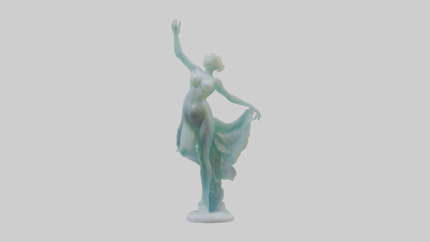 3D model Resin sculpture model VR / AR / low-poly
