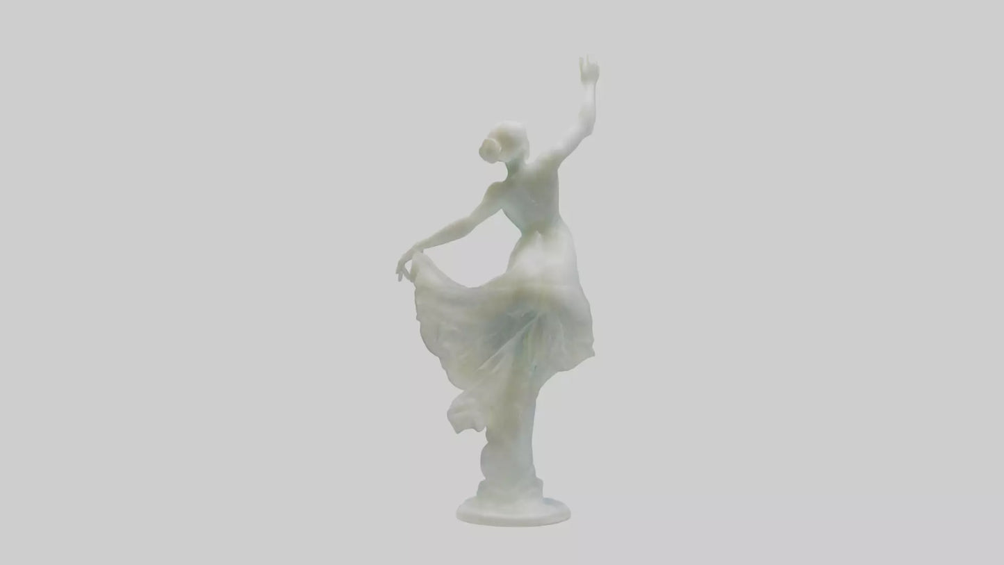 3D model Resin sculpture model VR / AR / low-poly