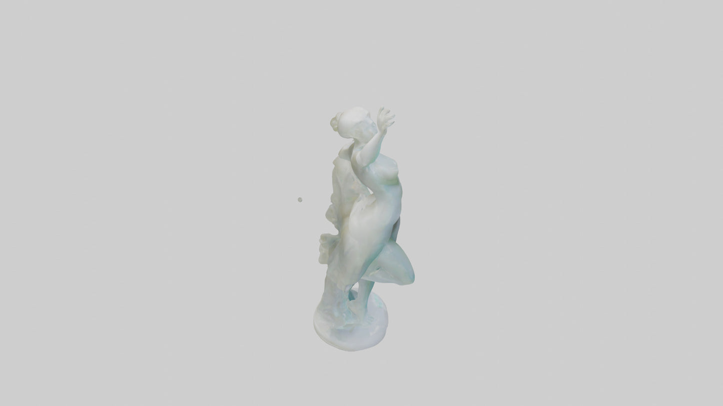 3D model Resin sculpture model VR / AR / low-poly