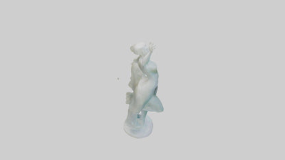 3D model Resin sculpture model VR / AR / low-poly