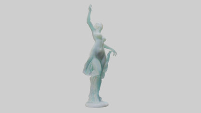 3D model Resin sculpture model VR / AR / low-poly