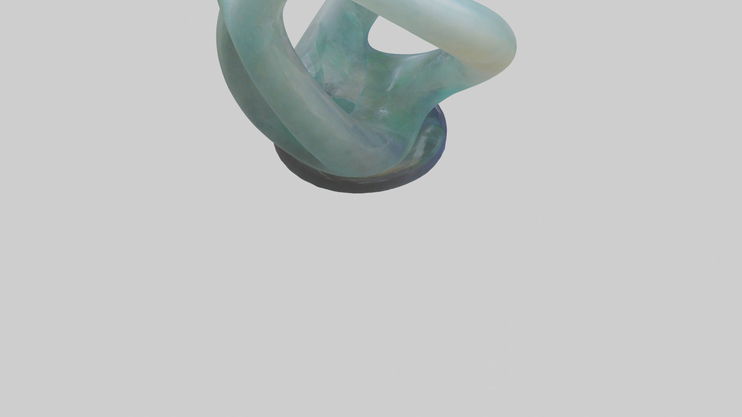 3D model Resin tabletop sculpture model VR / AR / low-poly