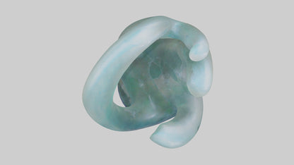 3D model Resin tabletop sculpture model VR / AR / low-poly