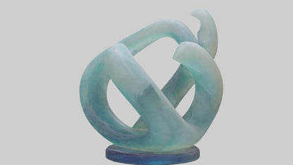 3D model Resin tabletop sculpture model VR / AR / low-poly