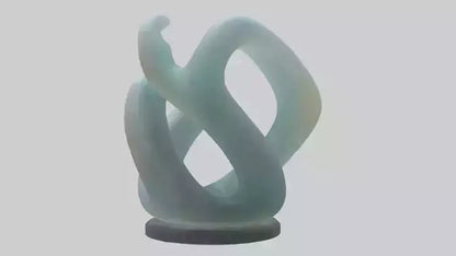 3D model Resin tabletop sculpture model VR / AR / low-poly