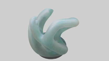 3D model Resin tabletop sculpture model VR / AR / low-poly