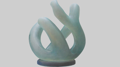 3D model Resin tabletop sculpture model VR / AR / low-poly