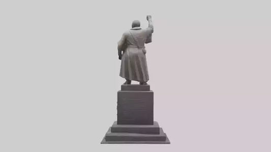 3D model Resistance Against Oppression statue model VR / AR / low-poly
