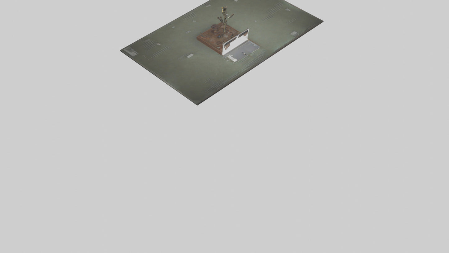 3D model Retreat Room VR / AR / low-poly