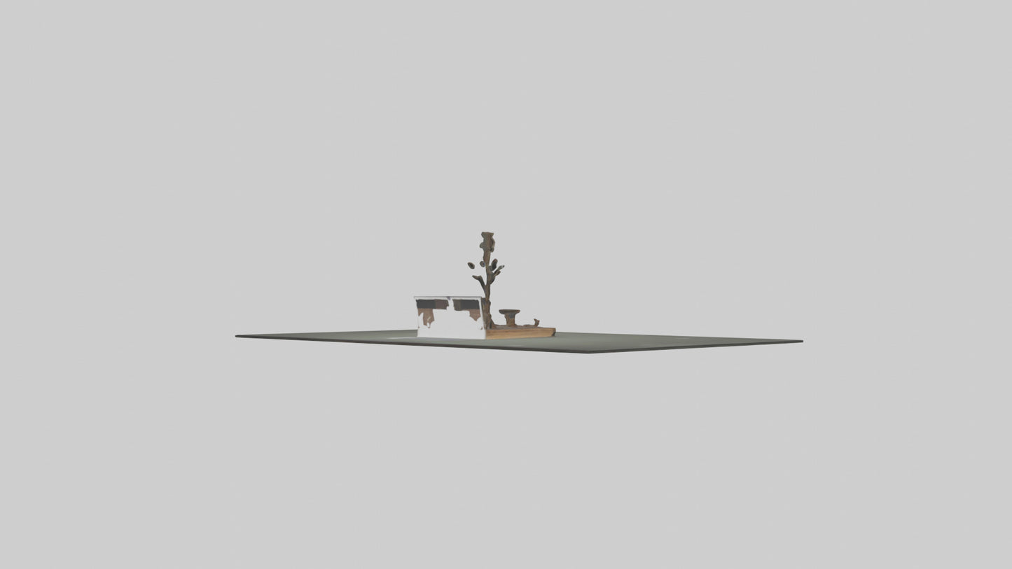 3D model Retreat Room VR / AR / low-poly