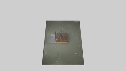 3D model Retreat Room VR / AR / low-poly