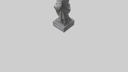 3D model Revolution for Change statue model VR / AR / low-poly
