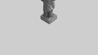 3D model Revolution for Change statue model VR / AR / low-poly