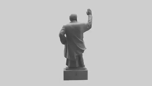 3D model Revolution for Change statue model VR / AR / low-poly