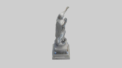 3D model Rise of Democracy statue model VR / AR / low-poly