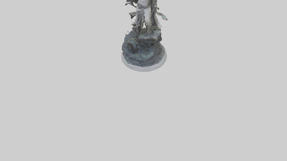 3D model Rise of the Unbound statue model VR / AR / low-poly